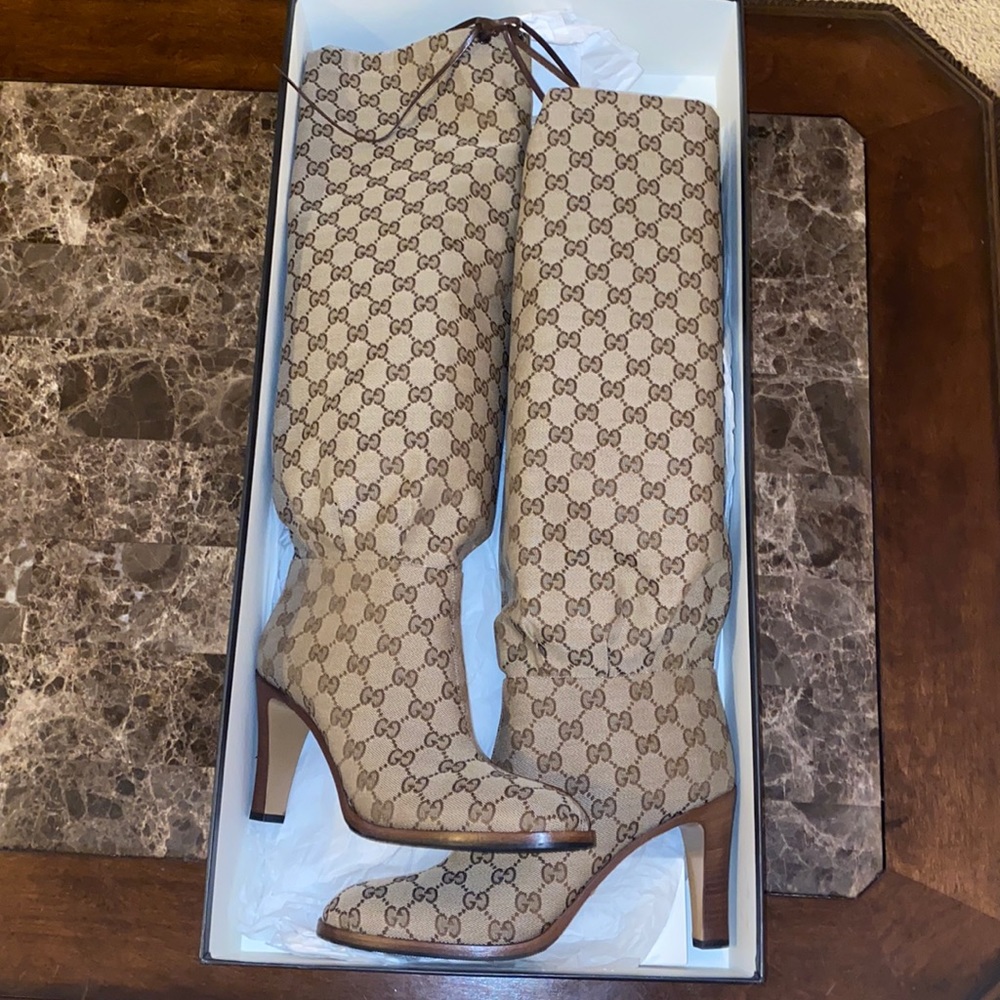 High rise Gucci boots